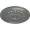 Ekena Millwork Alexa Ceiling Medallion (Fits Canopies up to 2 7/8"), Hand-Painted Silver, 20 1/2"OD x 1 7/8"P CM20ALSLS - alternate 2